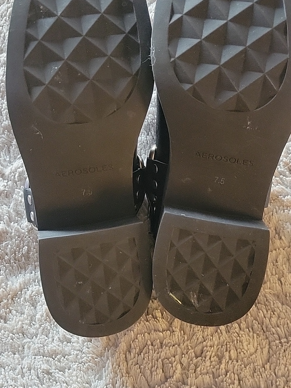 Aerosoles Women's Maya Strap Mules Black Waxy Leather - Picture 11 of 11